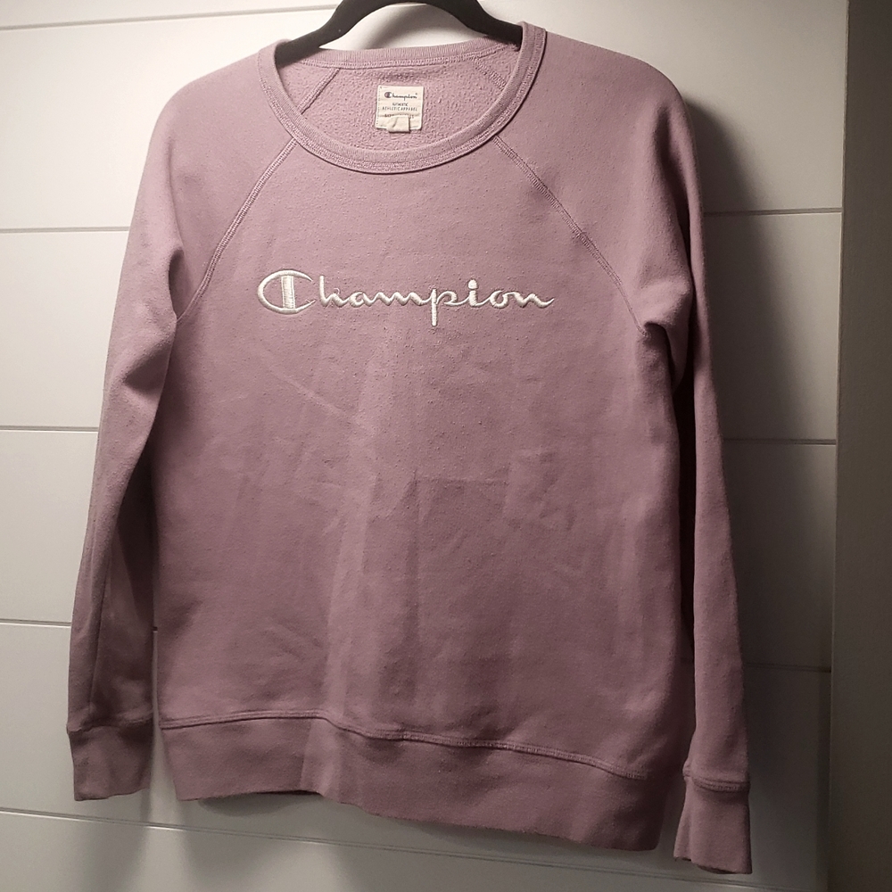 Champion Crew Neck Sweatshirt - Dusty Pink - Small